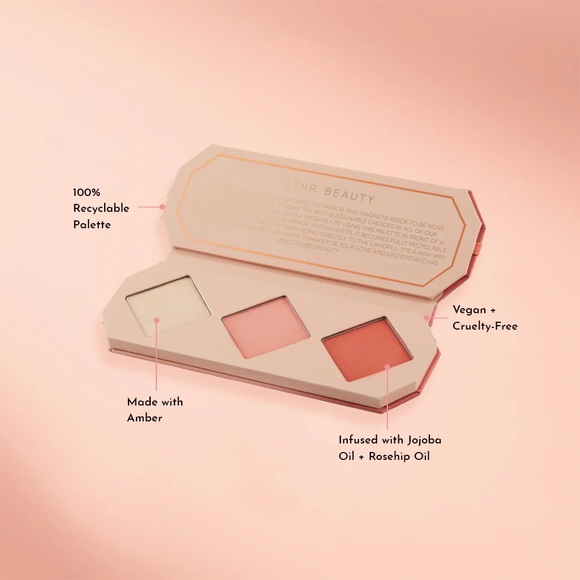 Aether Other - Aether Beauty Crystal Charged Amber Blush Shimmer Highlight Palette
